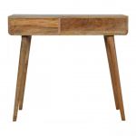 biurko drewno  z monochromatyczną szufladą - 