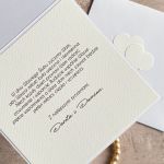 Kartka ślubna w ozdobnej kopercie, WB A31 - Przykładowe życzenia