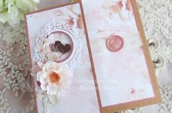 Ślubna kartka w pudełku 1065