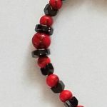 Seria 'Talizman Ochronny' Bransoletka nr 15 - Widok z góry bocznej części bransoletki