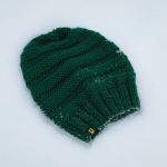 długa czapka rolowana - czapka na śniegu