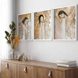 Zestaw plakatów -  3x 40x50 cm Anioły set157