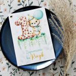 Zaproszenie na Roczek - Urodziny Dziecka 3 - Zaproszenia na roczek dziecka, zaproszenia na drugie urodziny, trzecie urodziny, czwarte urodziny, piąte urodziny, lwiątka lew kolekcja safari mikohandmade