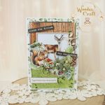 Urodzinowa kartka leśnym klimacie "Woodland1" - 