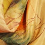 Chusta Jedwabna - Jesienny pejzaż - 