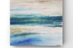 Morze-akwarela formatu 15x15 cm