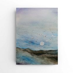 Morze-akwarela formatu 32/24 cm 