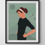 Plakat Audrey green 60x40cm - 4