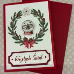 Kartka Świąteczna Boże Narodzenie CC_01 - Kartka Świąteczna Boże Narodzenie ze śnieżną kulą