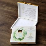 Pudełko na Merci - podziękowanie Komunijne - Pudełko na merci z podziękowaniem komunijnym podziękowanie na komunię dla Ojca Chrzestnego, Matki Chrzestnej, Dziadków Komunia