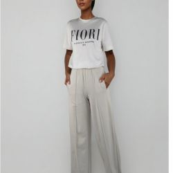 Spodnie z dzianiny z kieszeniami