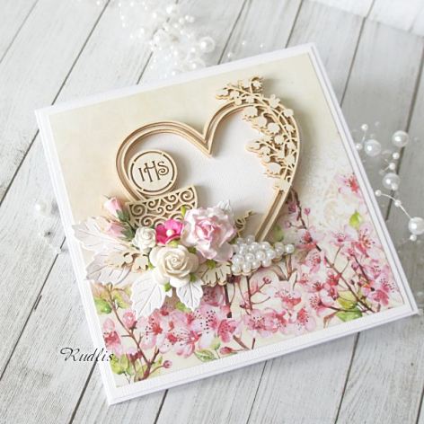 Pamiątka Komunii z sercem  v.1