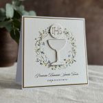 Ręcznie robione zaproszenia komunijne, 55A - Ręcznie robione zaproszenia komunijne