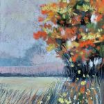 Pejzaż 2-praca formatu 18/24 cm  - 