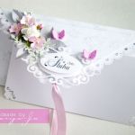 W Dniu Ślubu - kopertówka szaro-różowa - 