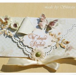 Kopertówka z okazji ślubu-w różanym ogrodzie
