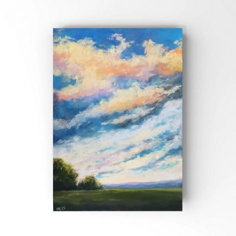 Pejzaż 50-praca formatu 24/18 cm 