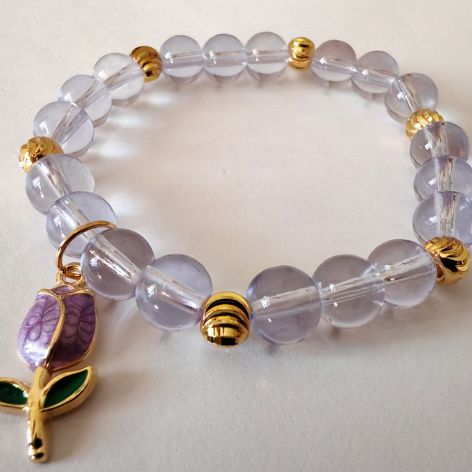 Bransoletka z tulipanem