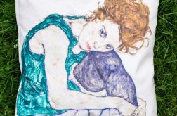 Poszewka - Egon Schiele, Kobieta z kolanem