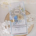 Kartka pamiątka I Komunii "Sapphire2" GOTOWA - 