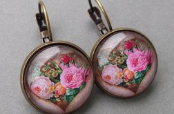 ♥ Kwiaty w sercu ♥ kolczyki 03