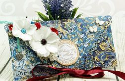 Kartka na ślub -chabry i maki