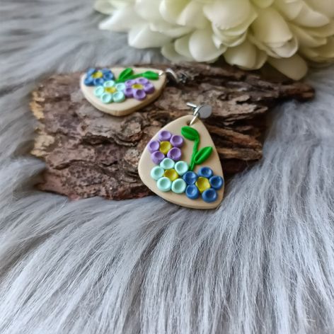 „MILDRED” kolczyki z glinki polimerowej