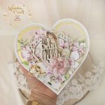 Kartka ślubna serce "MagnoliaLove" GOTOWA - 