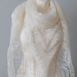 Chusta mgiełka w smietance 