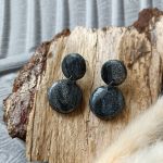 „FRANCIS” kolczyki z glinki polimerowej - „FRANCIS” kolczyki z glinki polimerowej