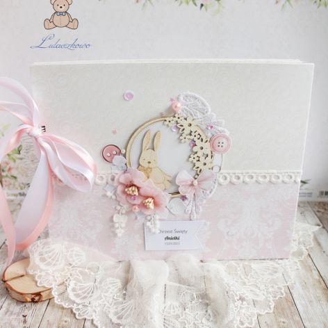 Album na chrzest roczek "Lullaby Girl" GOTOWY