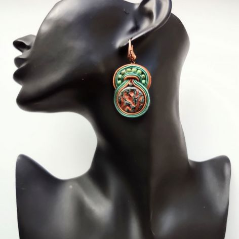 Kolczyki sutasz Copper