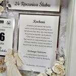 Pamiątka ramka na rocznicę lub ślub SLB 005 - ramka 3D na rocznicę i ślub 2