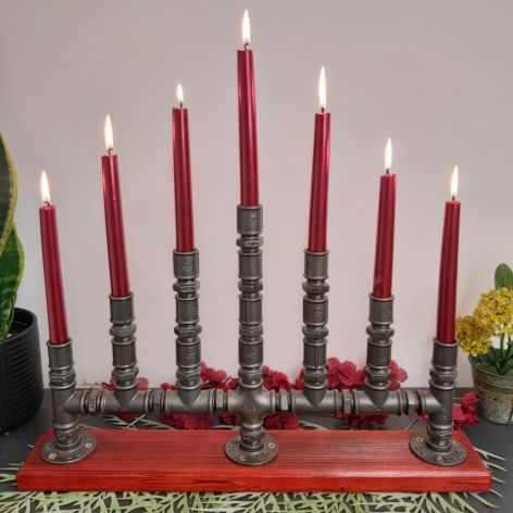 Świecznik Loftowy 7-punktowy F007_2-W2 Loft