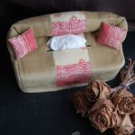 Chustecznik - kanapa (wersja welurowa) - 