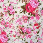 Tkanina bawełna - cygańskie róże - Bawełna róże