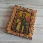 Ikona z wizerunkiem Archanioła Gabriela - Obrazek religijny