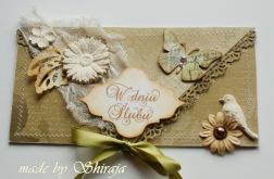 Kopertówka z okazji ślubu- 'ogród retro'