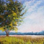 Drzewo-praca formatu 24/18 cm.  - 