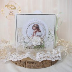 Album komunijny, pamiątka "WhiteRoses" GOTOWY