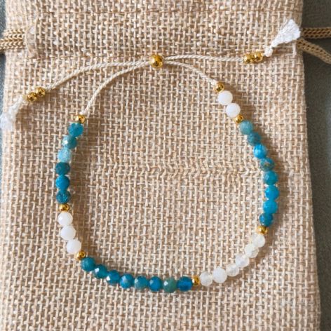 Bransoletka z kamieni naturalnych - Apatyt