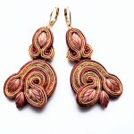 Almond Leaves kolczyki sutasz - 