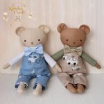 Miś Tymuś w ogrodniczkach przytulanka prezent - 