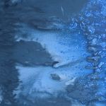 Abstrakcja underwater na plotnie 75x55x1 cm - 