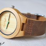 Drewniany damski zegarek BAMBOO GREEN - 
