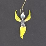 Aniołek szklany kolorowy (7 cm) - kolor do wyboru - Aniołek szklany kolorowy (7 cm) - kolor do wyboru