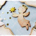 Kartka świąteczna z aniołkiem - 