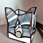 Lampion Głęboki Oddech Tiffany - świecznik , pudełko