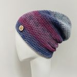 Czapka przejściowa cienka beanie smerf bawełna 28 - czapka jesienna