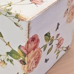 Chustecznik w róże - chustecznik vintage